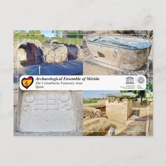 UNESCO - WHS - Mérida - Begraafplaats Columbaria Briefkaart (Voorkant)