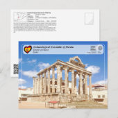 UNESCO WHS - Mérida - Tempel van Diana Briefkaart (Voorkant / Achterkant)