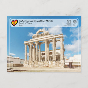 UNESCO WHS - Mérida - Tempel van Diana Briefkaart