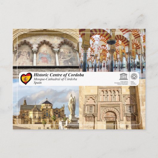 UNESCO WHS - Mezquita-Catedral de Cordoba Briefkaart (Voorkant)