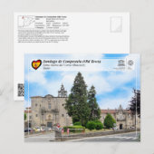 UNESCO WHS - Monasterio de Santa María del Conxo Briefkaart (Voorkant / Achterkant)