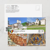 UNESCO WHS - Monastery of Horezu Postcard Briefkaart (Voorkant / Achterkant)
