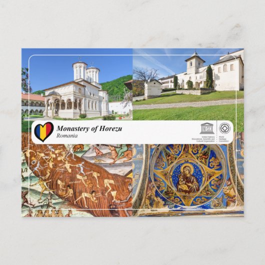 UNESCO WHS - Monastery of Horezu Postcard Briefkaart (Voorkant)