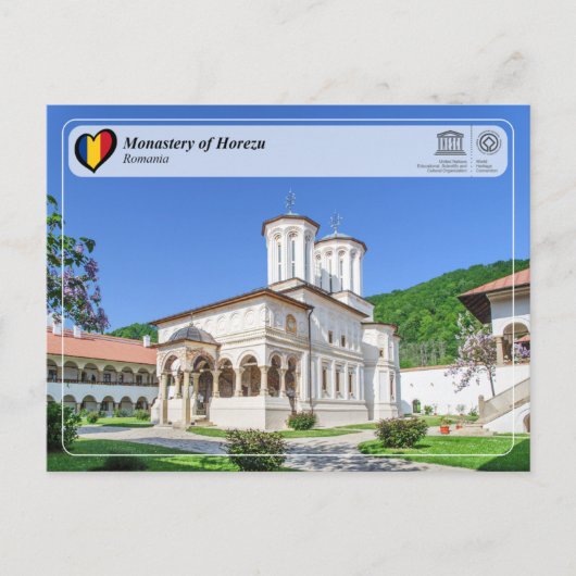 UNESCO WHS - Monastery of Horezu Postcard Briefkaart (Voorkant)
