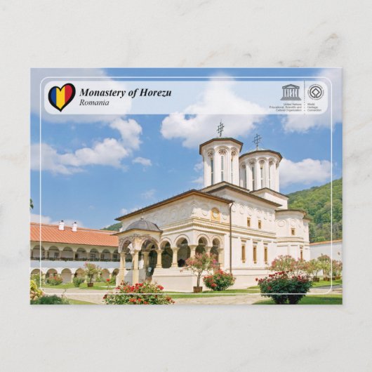 UNESCO WHS - Monastery of Horezu Postcard Briefkaart (Voorkant)