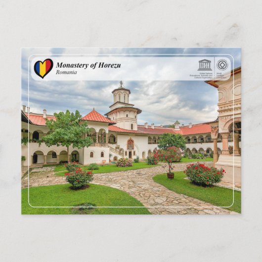 UNESCO WHS - Monastery of Horezu Postcard Briefkaart (Voorkant)