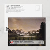 UNESCO WHS - Mount Assiniboine Provincial Park Briefkaart (Voorkant / Achterkant)