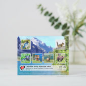UNESCO WHS - Mount Assiniboine Provincial Park Briefkaart (Staand voorkant)