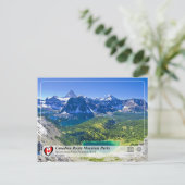 UNESCO WHS - Mount Assiniboine Provincial Park Briefkaart (Staand voorkant)