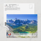 UNESCO WHS - Mount Assiniboine Provincial Park Briefkaart (Voorkant / Achterkant)