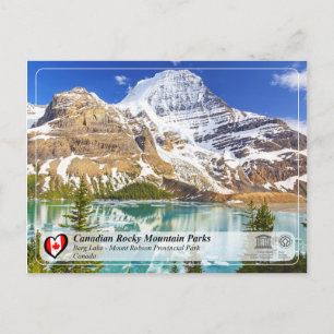 UNESCO WHS - Mount Robson Provincial Park Briefkaart
