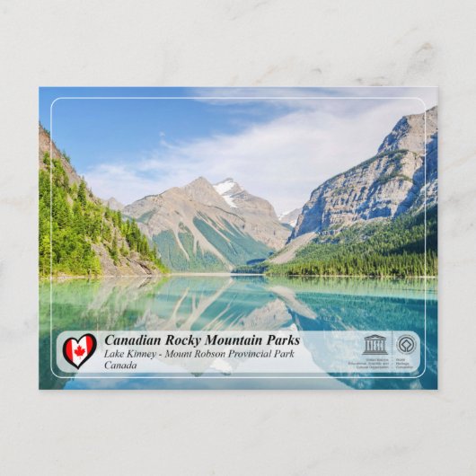 UNESCO WHS - Mount Robson Provincial Park Briefkaart (Voorkant)