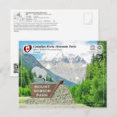 UNESCO WHS - Mount Robson Provincial Park Briefkaart (Voorkant / Achterkant)