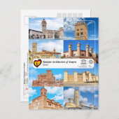 UNESCO WHS - Mudejar Architectuur van Aragon Briefkaart (Voorkant / Achterkant)
