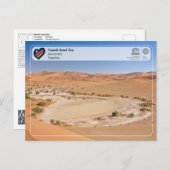 UNESCO WHS - Namib Zand Zee Briefkaart (Voorkant / Achterkant)