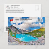 UNESCO WHS - Nationaal Park Banff Briefkaart (Voorkant / Achterkant)