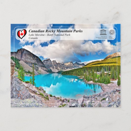 UNESCO WHS - Nationaal Park Banff Briefkaart (Voorkant)