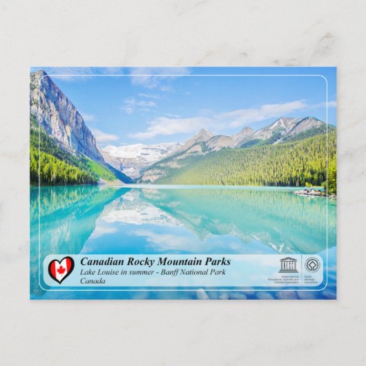 UNESCO WHS - Nationaal Park Banff Briefkaart (Voorkant)