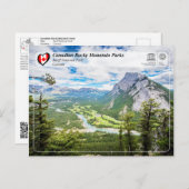 UNESCO WHS - Nationaal Park Banff Briefkaart (Voorkant / Achterkant)