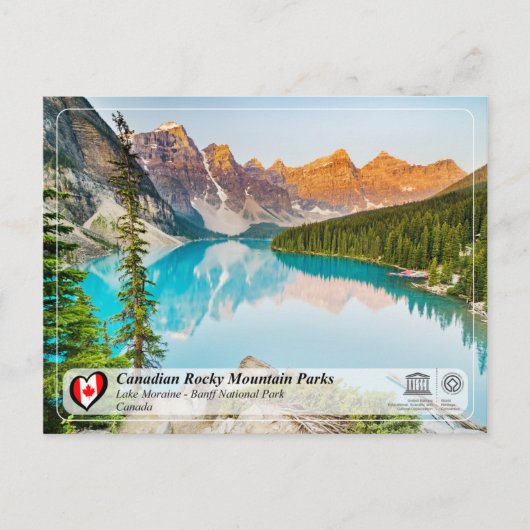 UNESCO WHS - Nationaal Park Banff Briefkaart (Voorkant)