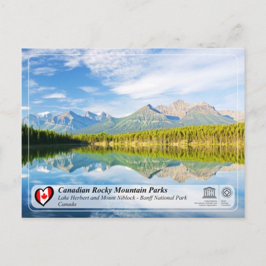 UNESCO WHS - Nationaal Park Banff Briefkaart (Voorkant)