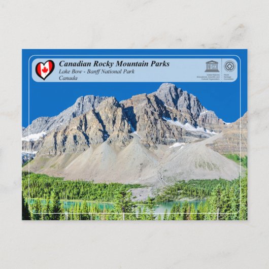 UNESCO WHS - Nationaal Park Banff Briefkaart (Voorkant)