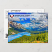 UNESCO WHS - Nationaal Park Banff Briefkaart (Voorkant / Achterkant)
