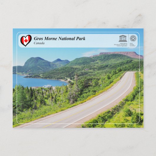 UNESCO WHS - Nationaal park Gros Morne Briefkaart (Voorkant)
