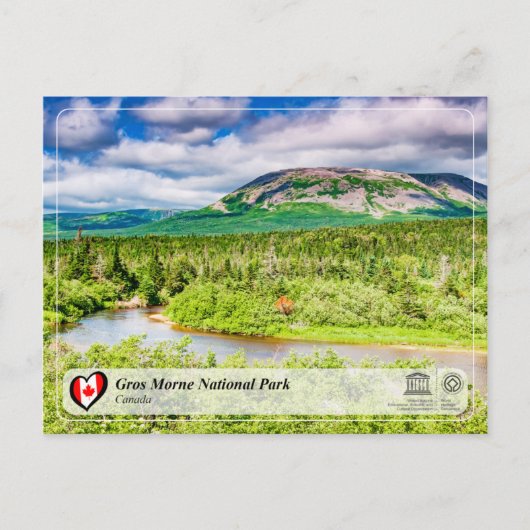 UNESCO WHS - Nationaal park Gros Morne Briefkaart (Voorkant)