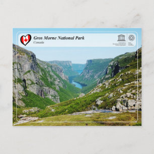 UNESCO WHS - Nationaal park Gros Morne Briefkaart