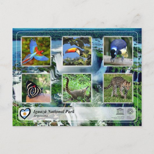 UNESCO WHS - Nationaal Park Iguazu Briefkaart (Voorkant)