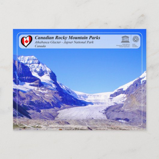UNESCO WHS - Nationaal Park Jasper Briefkaart (Voorkant)