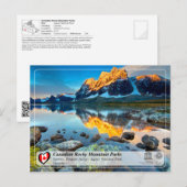 UNESCO WHS - Nationaal Park Jasper Briefkaart (Voorkant / Achterkant)