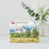 UNESCO WHS - Nationaal Park Jasper Briefkaart (Staand voorkant)