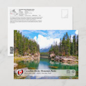UNESCO WHS - Nationaal Park Jasper Briefkaart (Voorkant / Achterkant)