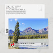 UNESCO WHS - Nationaal Park Jasper Briefkaart (Voorkant / Achterkant)