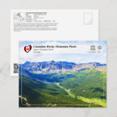 UNESCO WHS - Nationaal Park Jasper Briefkaart (Voorkant / Achterkant)