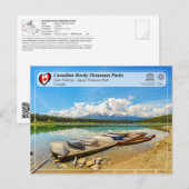 UNESCO WHS - Nationaal Park Jasper Briefkaart (Voorkant / Achterkant)