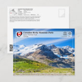 UNESCO WHS - Nationaal Park Jasper Briefkaart (Voorkant / Achterkant)