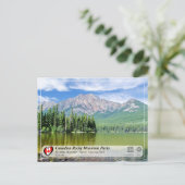 UNESCO WHS - Nationaal Park Jasper Briefkaart (Staand voorkant)
