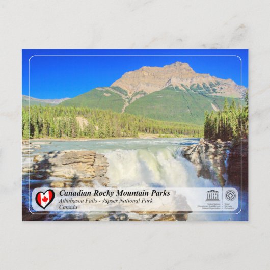 UNESCO WHS - Nationaal Park Jasper Briefkaart (Voorkant)