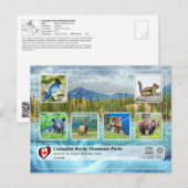 UNESCO WHS - Nationaal Park Jasper Briefkaart (Voorkant / Achterkant)