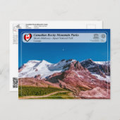 UNESCO WHS - Nationaal Park Jasper Briefkaart (Voorkant / Achterkant)