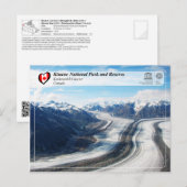 UNESCO WHS - Nationaal park Kluane en reserve Briefkaart (Voorkant / Achterkant)