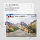 UNESCO WHS - Nationaal park Kluane en reserve Briefkaart (Voorkant / Achterkant)