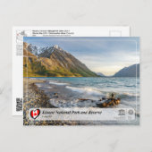 UNESCO WHS - Nationaal park Kluane en reserve Briefkaart (Voorkant / Achterkant)