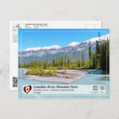 UNESCO WHS - Nationaal Park Kootenay Briefkaart (Voorkant / Achterkant)