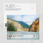 UNESCO WHS - Nationaal Park Nahanni Briefkaart (Voorkant / Achterkant)