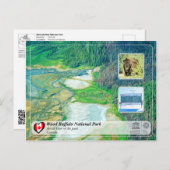 UNESCO WHS - Nationaal park van de houtsbuffalo Briefkaart (Voorkant / Achterkant)