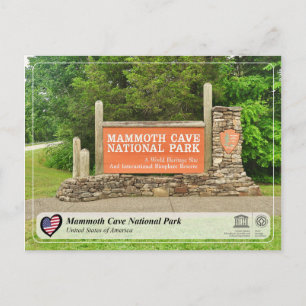 UNESCO WHS - Nationaal park van de Mammoth Cave Briefkaart